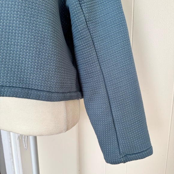 Nike Women's Sportswear Tech Fleece Zipper Back Crop Top Sweater | Crew Neck L - Picture 6 of 10